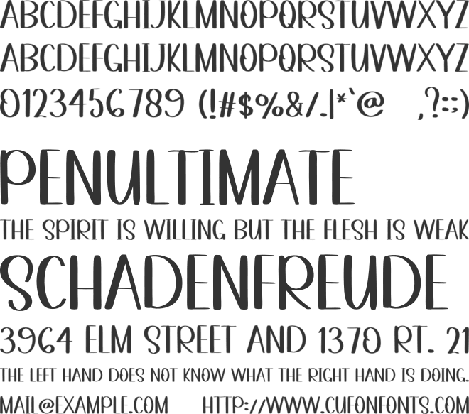Homework Farmhouse font preview