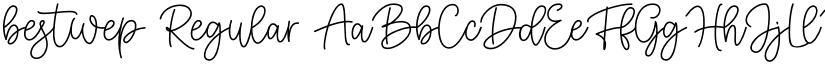 bestwep Regular font