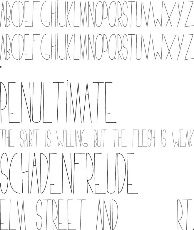 Faustina Font font preview