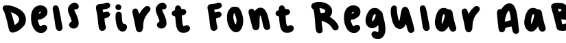 Dels First Font font download