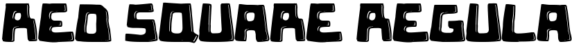 Red Square Regular font
