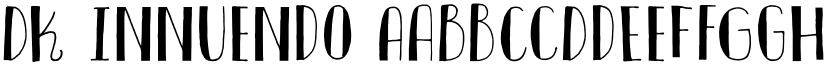 DK Innuendo font