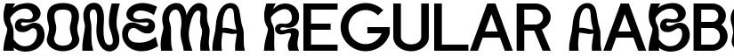 BONEMA Regular font