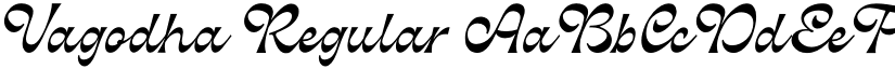 Vagodha Regular font