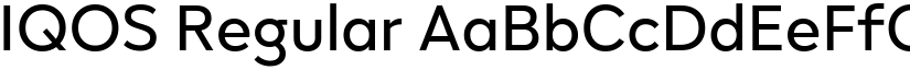 IQOS Regular font