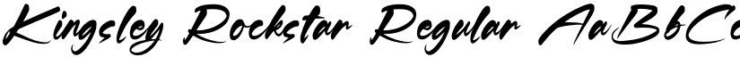Kingsley Rockstar Regular font