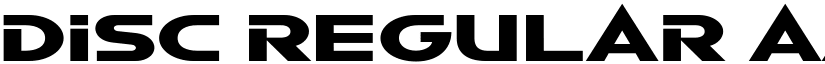 Disc Regular font