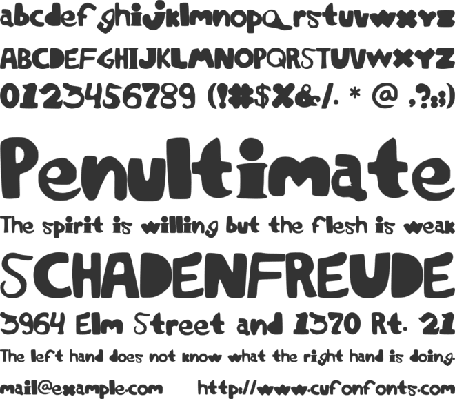 Font Lore Version 2.0 font preview