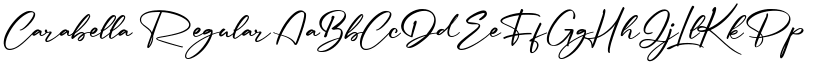 Carabella Regular font