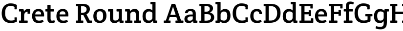 Crete Round font