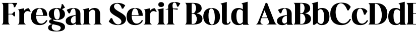 Fregan Serif Bold font