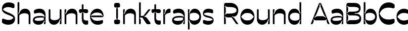 Shaunte Inktraps Round font