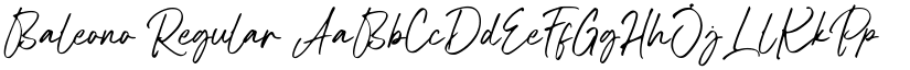Baleono Regular font