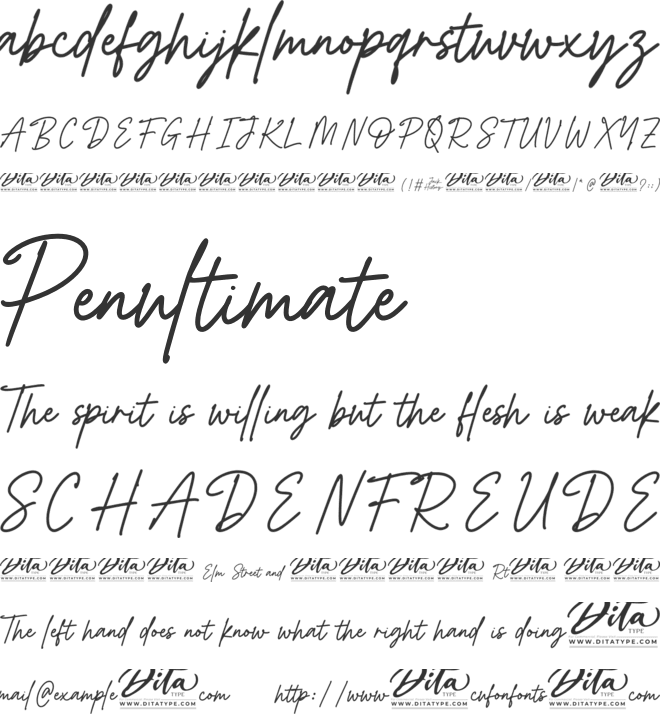 Jack History font preview