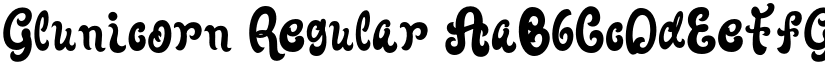 Glunicorn Regular font