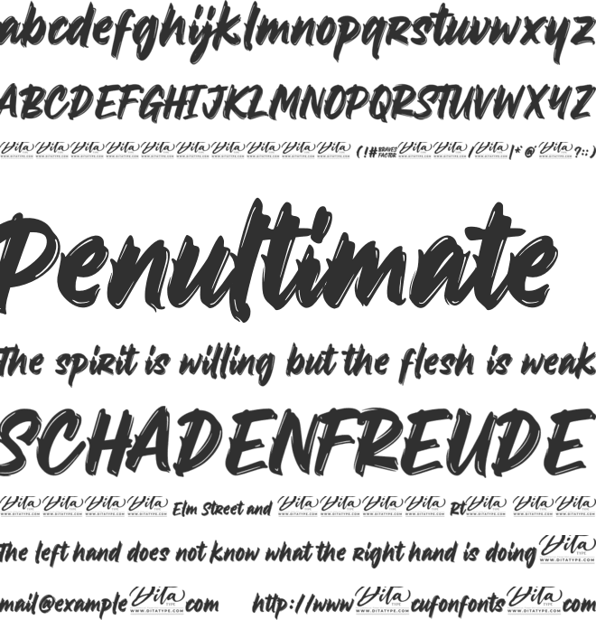 Braves Factor font preview