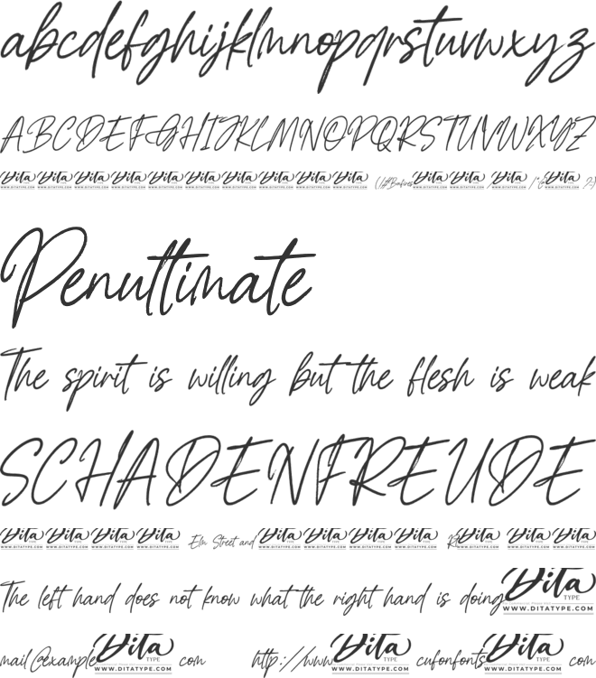 Bonfires font preview