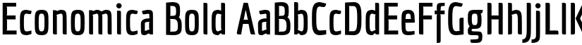 Economica Bold font