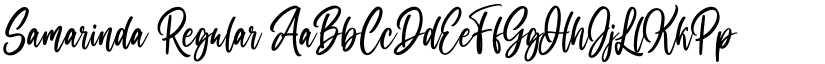 Samarinda Regular font