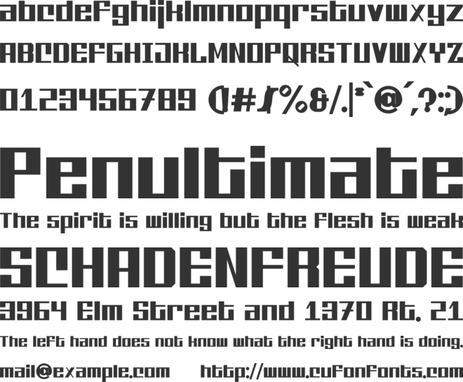 Wheeler font preview