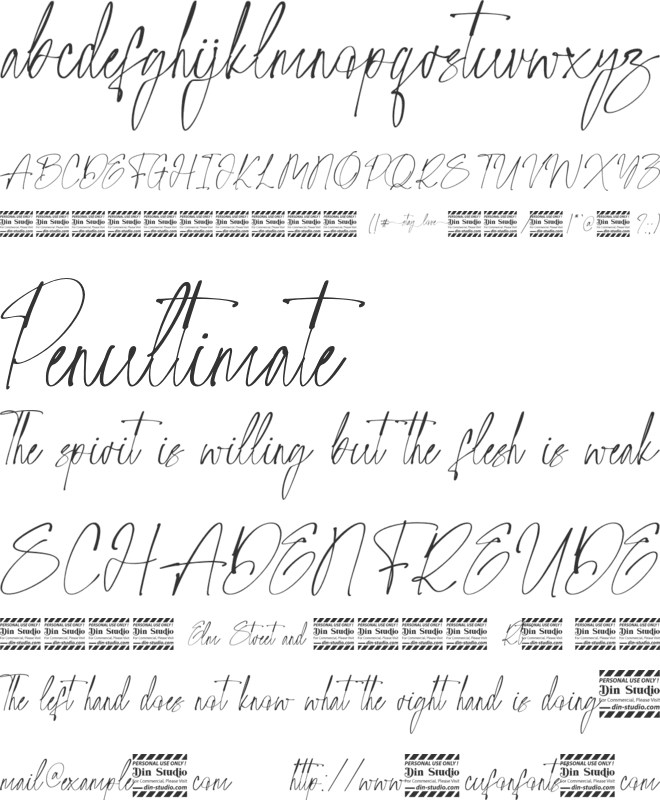 Stay Love font preview