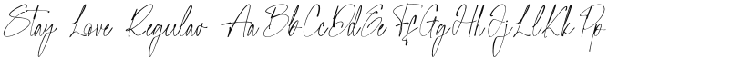 Stay Love font download