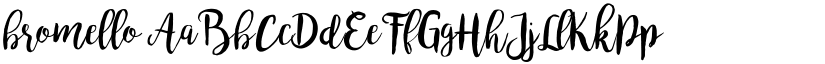 bromello font