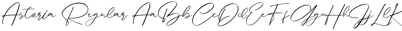Astoria Regular font