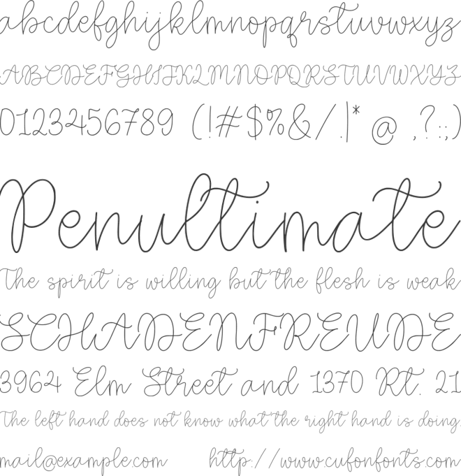 Berry Pastel font preview