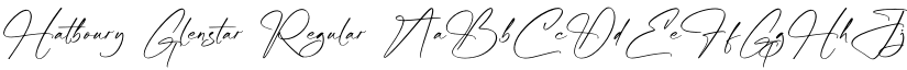 Hatboury Glenstar Regular font