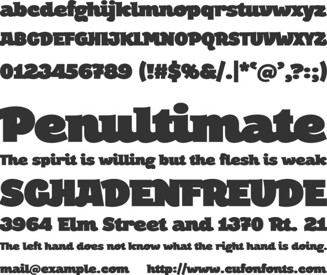 Giant Gnome Ltd font preview