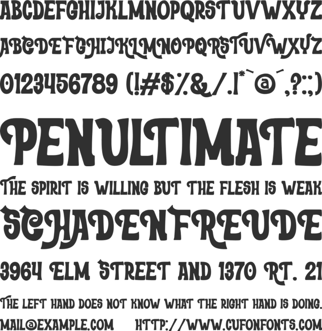 Morning Beach font preview