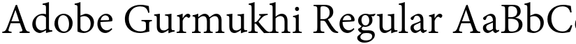 Adobe Gurmukhi font download