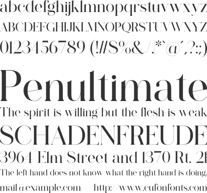 lostgun font preview