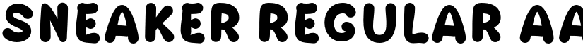 SNEAKER Regular font