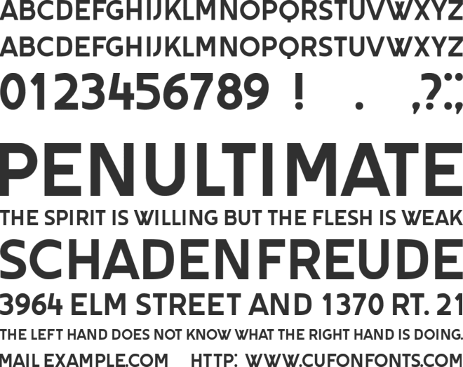 Hagenauer font preview