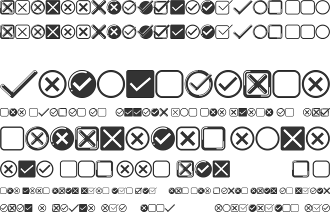 Check Icons font preview