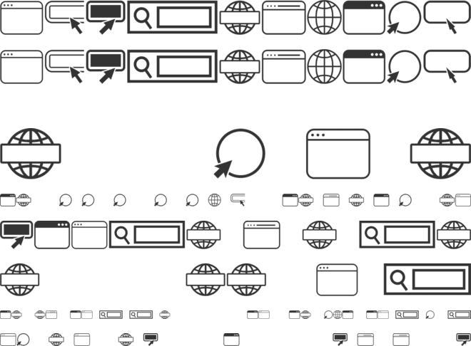 Virtual World font preview