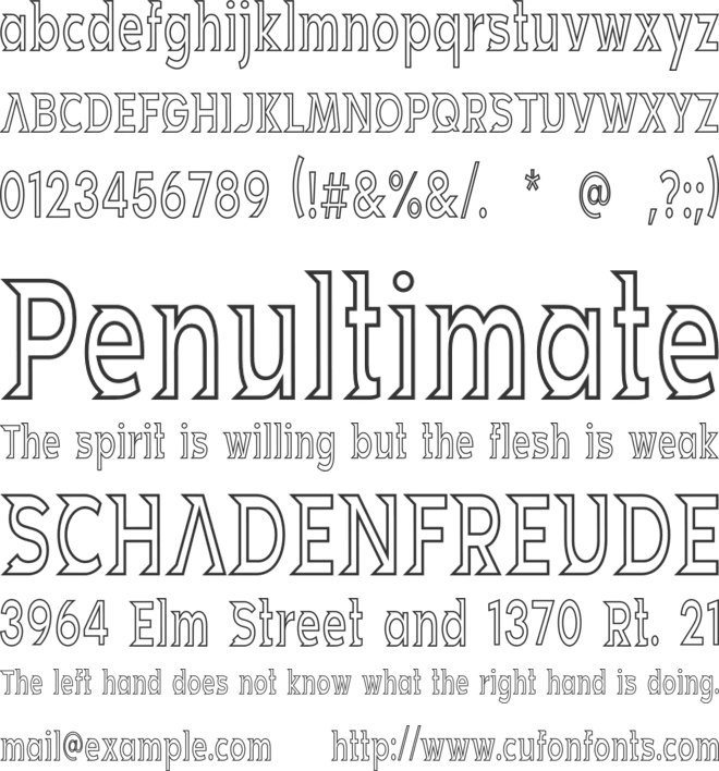 Ghost Jumping font preview