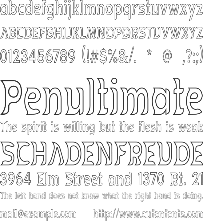Hobbitam font preview