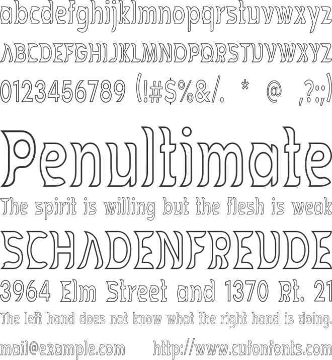 Hobbitam font preview