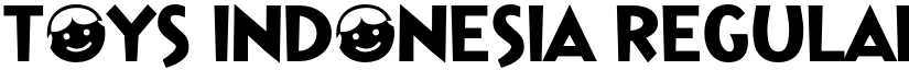 Toys Indonesia Regular font