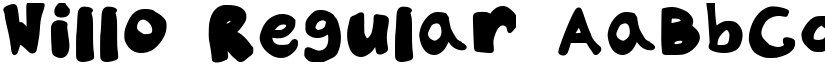 Willo Regular font