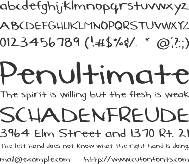 Alisa Hodge font preview