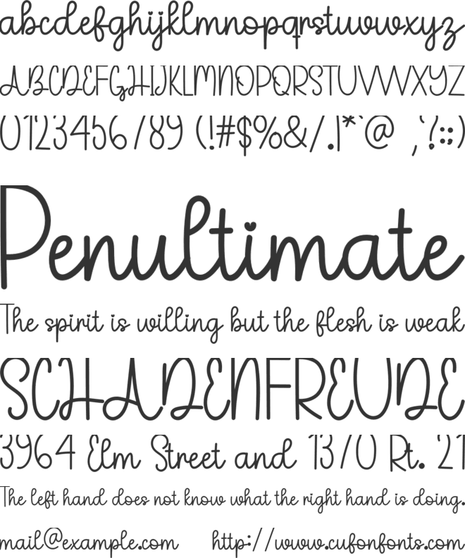 Joyboy font preview