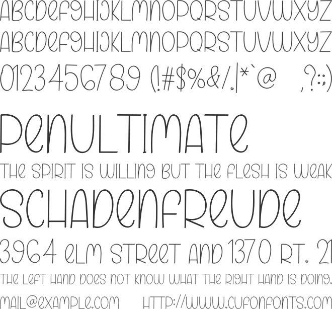 Juice Mango font preview