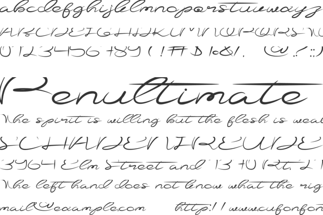 The Doctor font preview