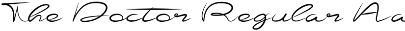 The Doctor Regular font