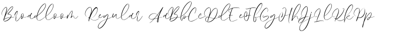 Broadloom Regular font