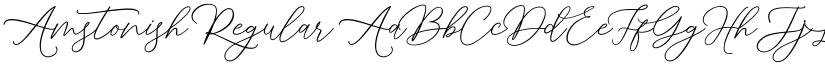 Amstonish Regular font